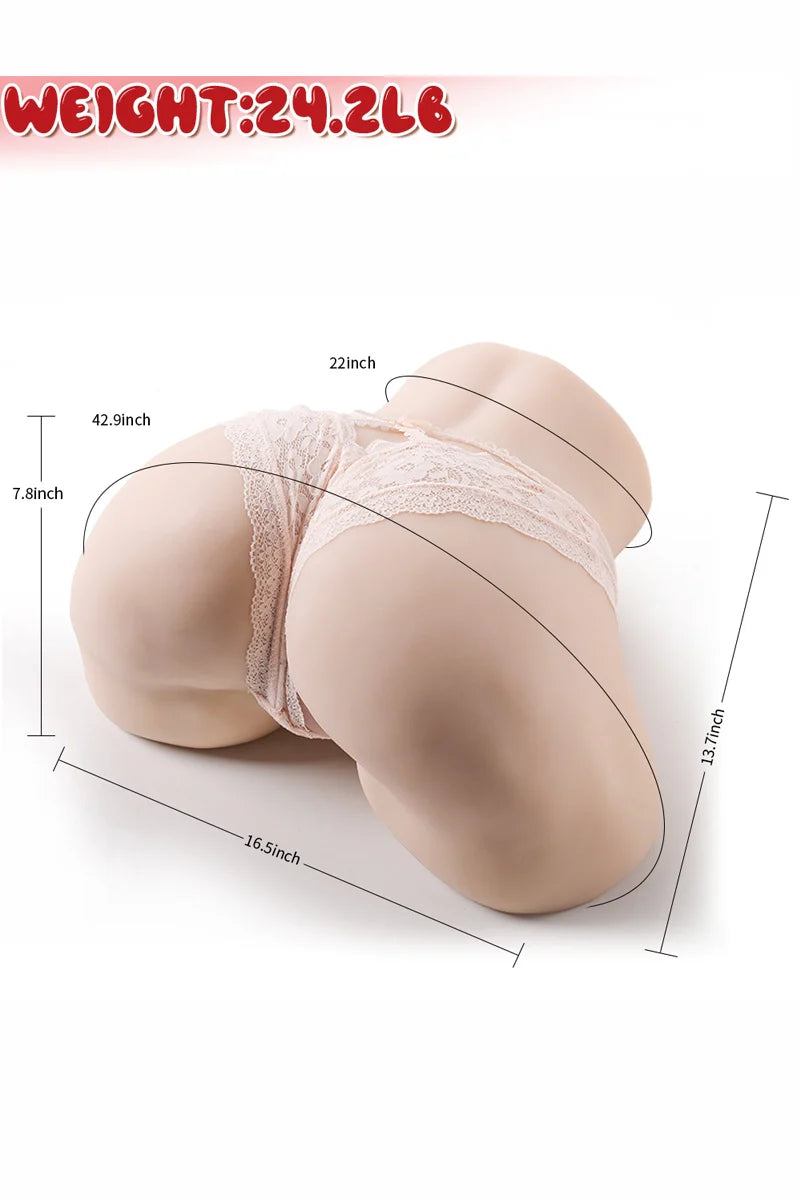 Irene: 24.25LB Big Ass Sex Doll Torso for Men