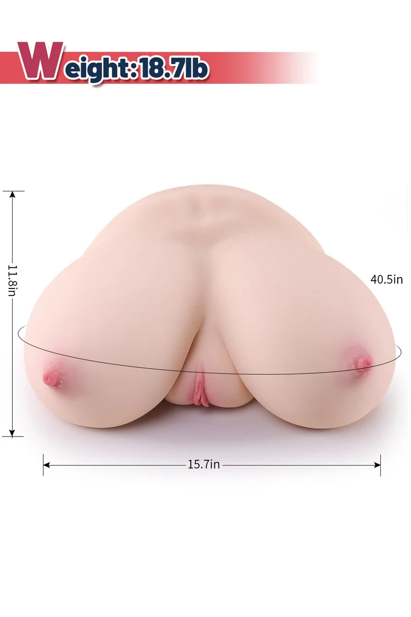 Diana: 18.7LB Huge Tits G Cup Torso For Men