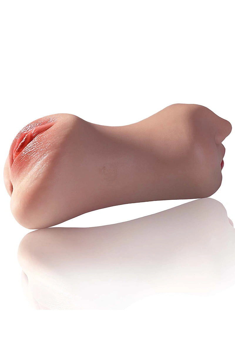 Emma: 2.3LB 3 in 1 Sexy Silicone Mouth Pocket Pussy