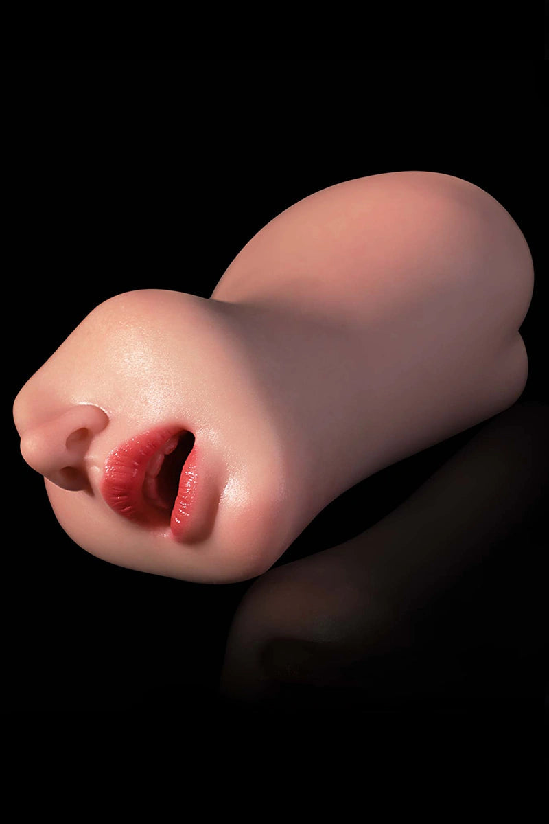 Emma: 2.3LB 3 in 1 Sexy Silicone Mouth Pocket Pussy