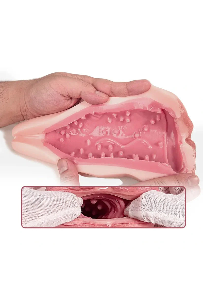 Grace: 1.63LB Ultra Realistic Silicone Pocket Pussy