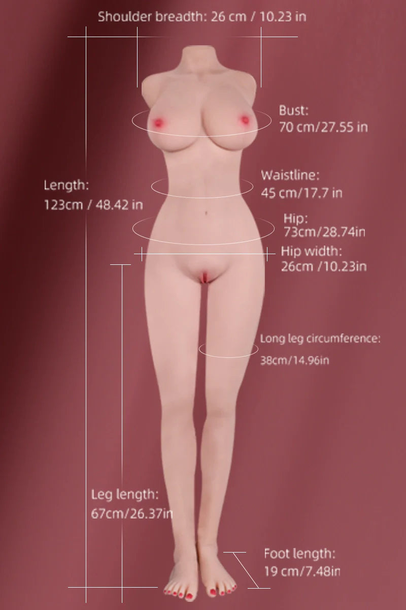 Maria: 46.29LB Life Size Female Sex Doll Torso