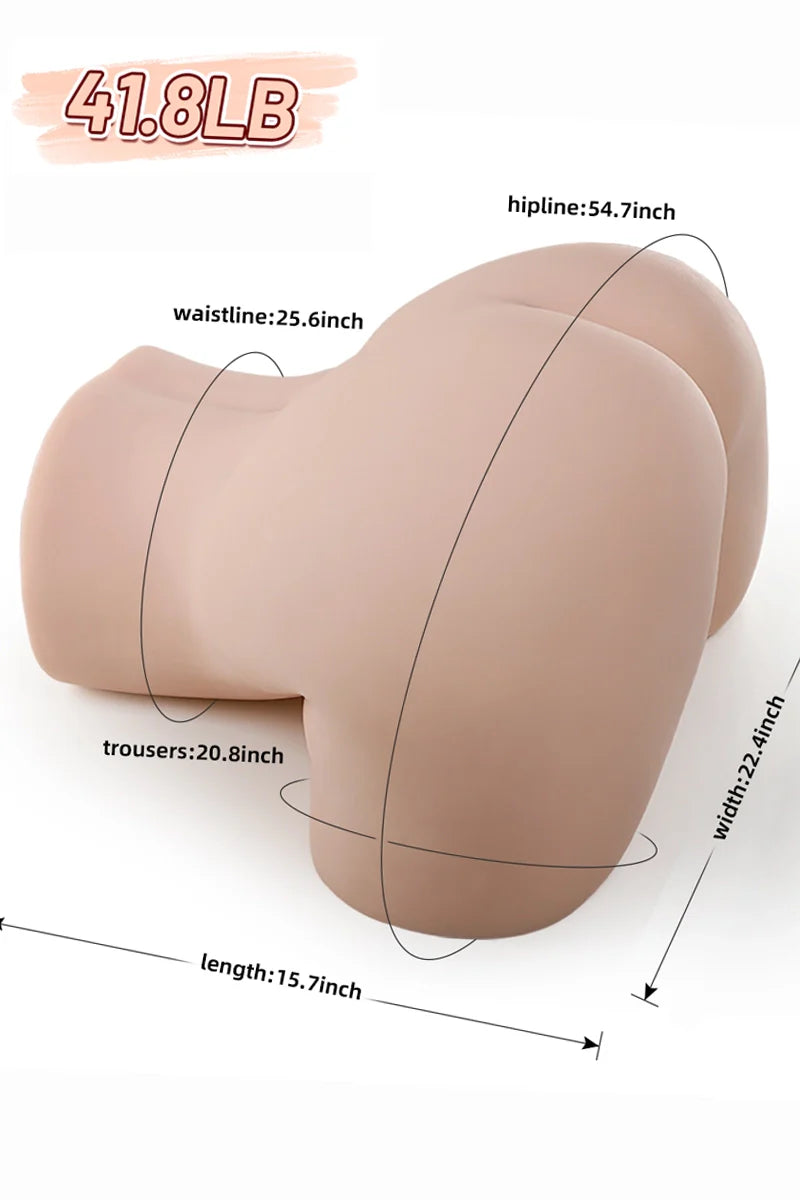 Minaj: 41.8LB Ultra Soft Liquid Jelly Big Butt Sex Torso