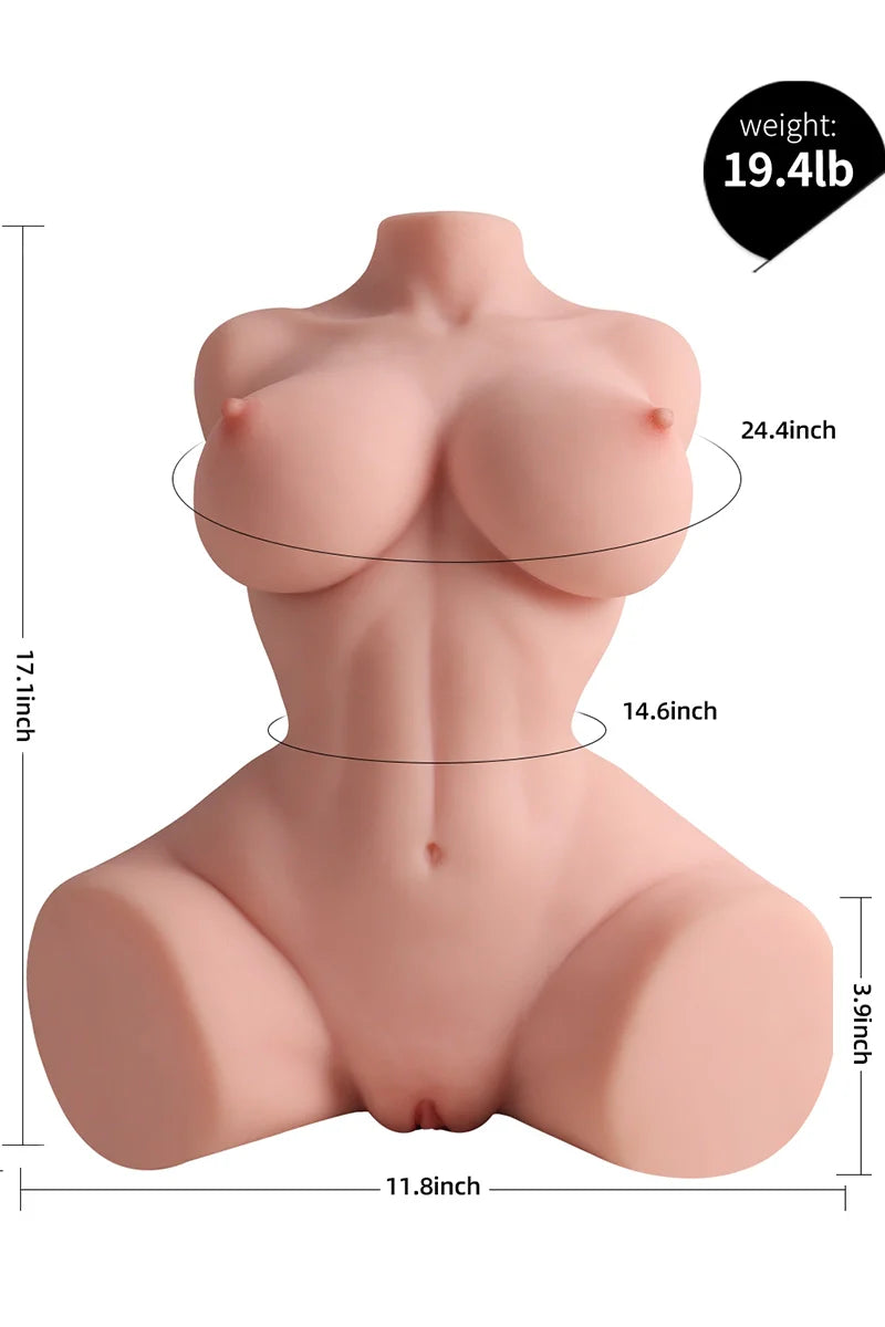 Daisy: 19.4LB Ultra Realistic Women Torso Sex Doll